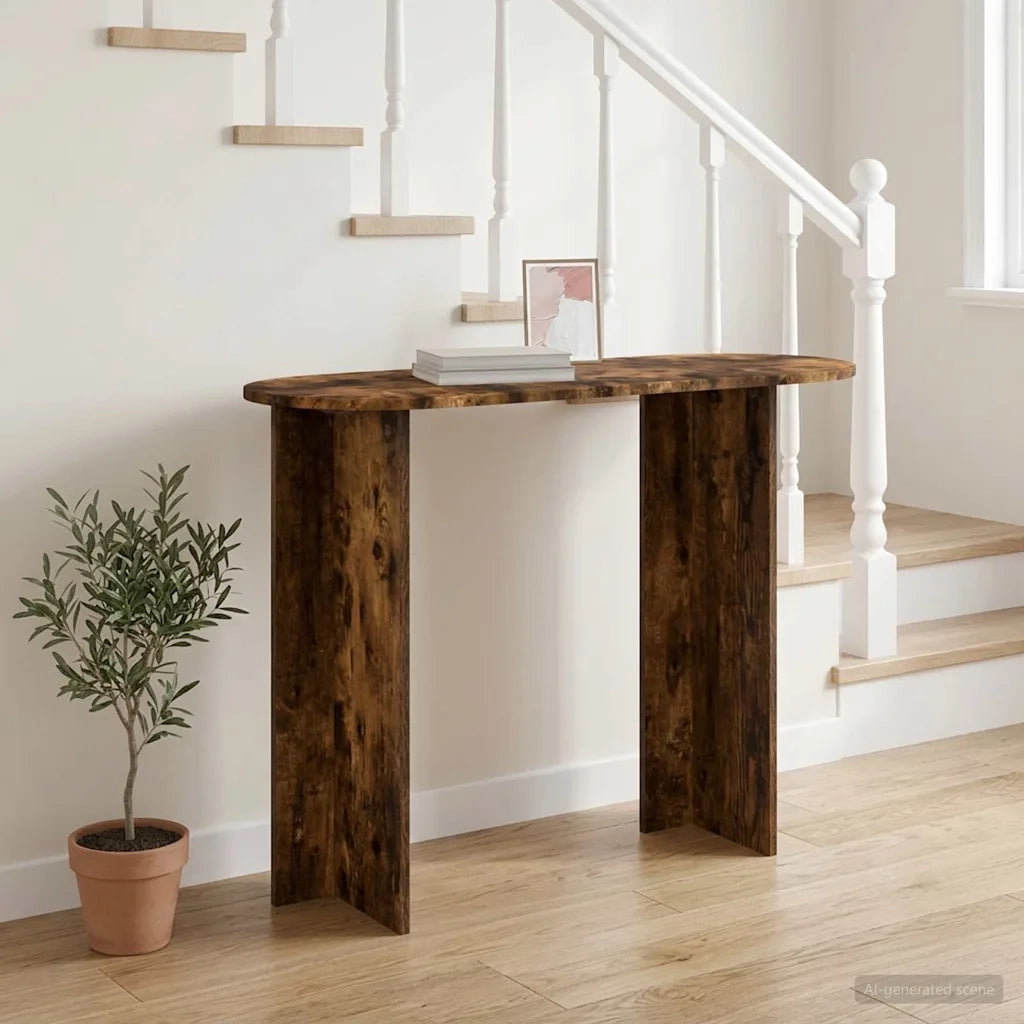 Tavolo consolle Rovere Fumo 100 x 39,5 x 75 cm