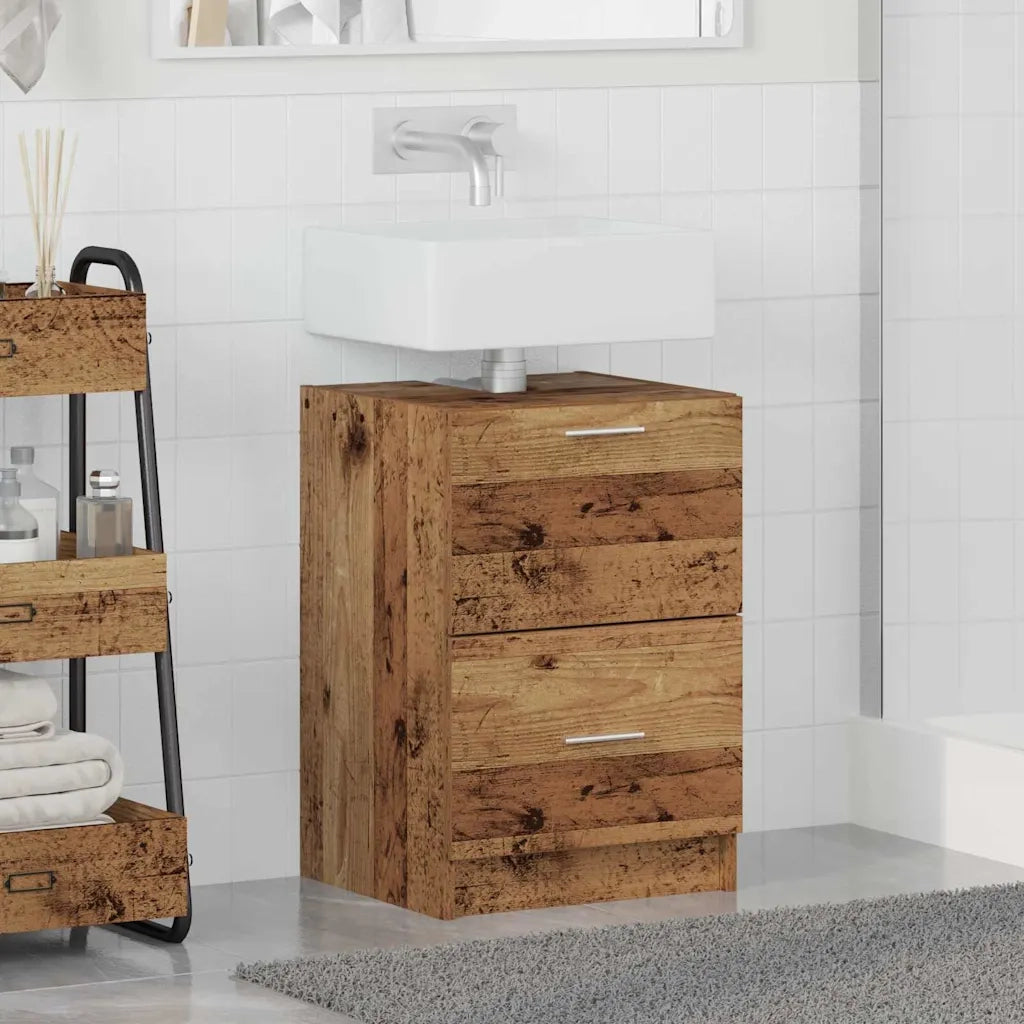Mobile da Bagno | Armadio da bagno Legno vecchio 40 x 37 x 59 cm Legno multistrato