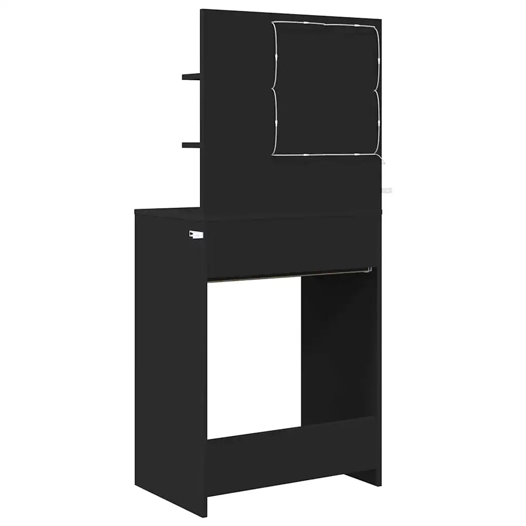 Tavoli da Trucco per Camera da Letto Nero 80 x 39,6 x 135 cm