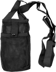 Supporto acqua 2 pezzi - Corda regolabile - Nylon - Leggero - Disegno a rete - Duraturo e resistente - Porta bidone