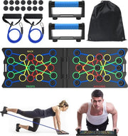 Tavolo da Push-up Multifunzionale 24-in-1 per Allenamento di Forza e Fitness a Casa