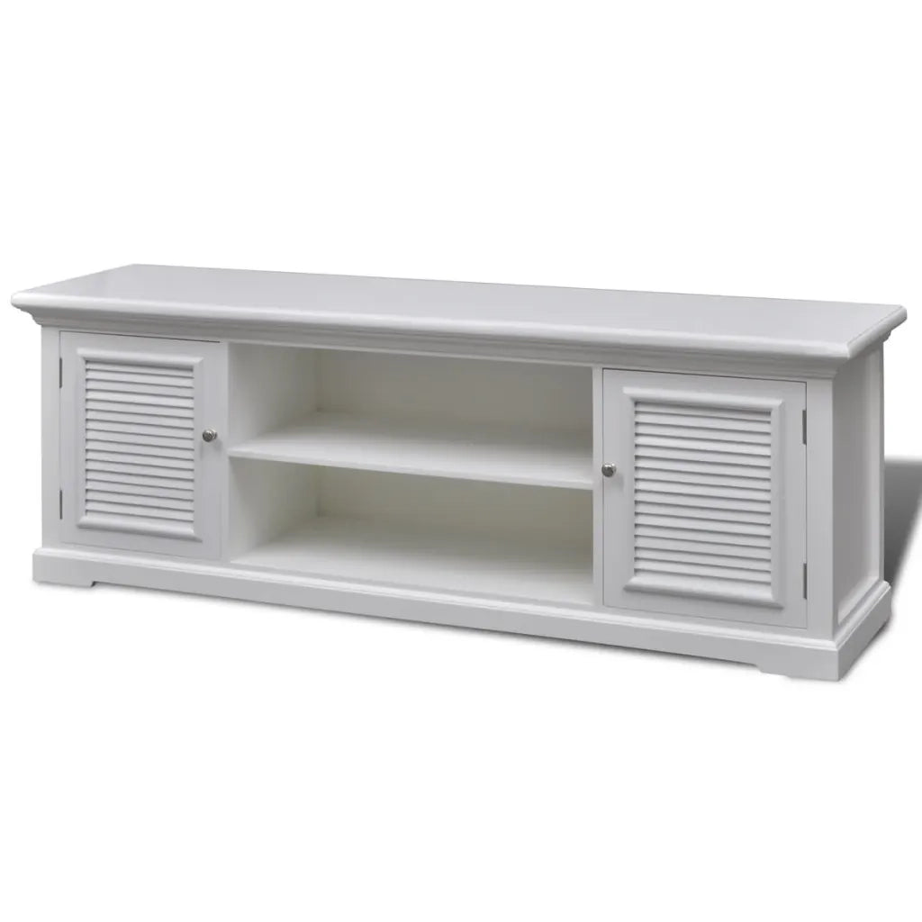 Mobile Porta TV Bianco in Legno 241373