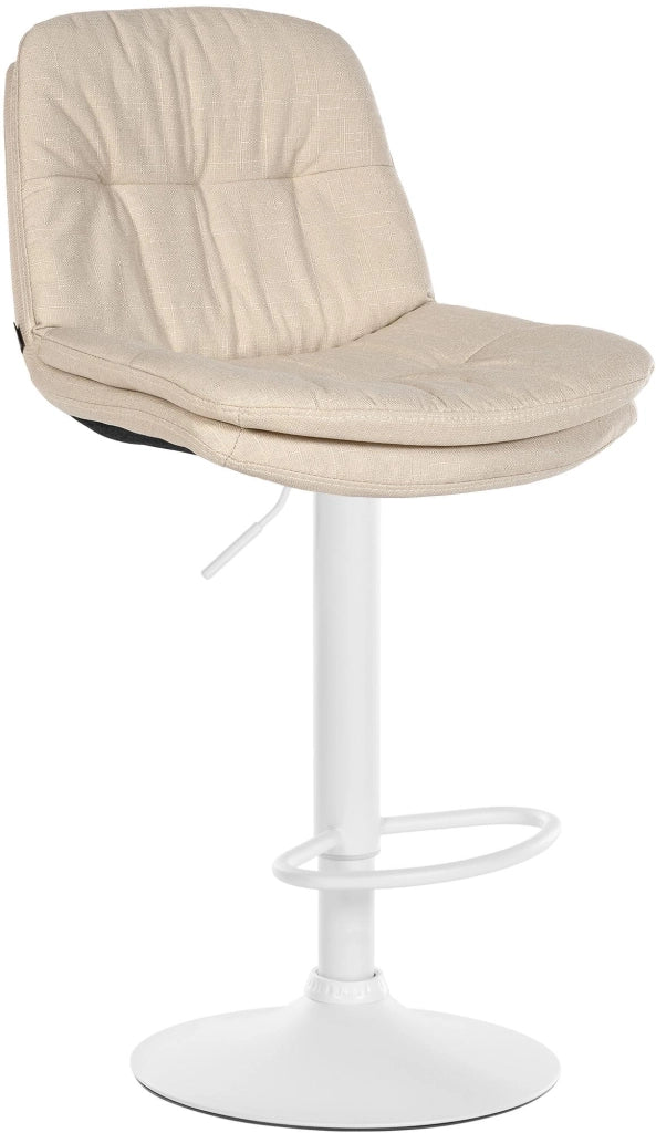 Barhocker Laurel Stoff weiЯ