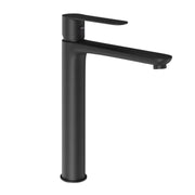 Miscelatore rubinetto oceania per lavabo con bocca alta in ottone nero opaco bagno *** confezione 1