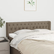 Testiera ad Orecchio Tortora 147x16x78/88 cm in Tessuto 3119106