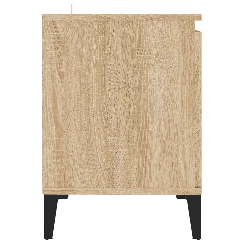 Mobile TV | Armadietto TV | Mobile Porta TV con Gambe in Metallo Rovere Sonoma 103,5x35x50 cm