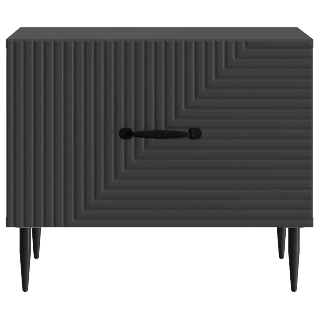 Tavolino da salotto Nero 49 x 50 x 40 cm Legno ingegnerizzato 894966