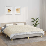 Coperta Ponderata Crema Chiaro 155x220 cm 7 kg Tessuto 350812