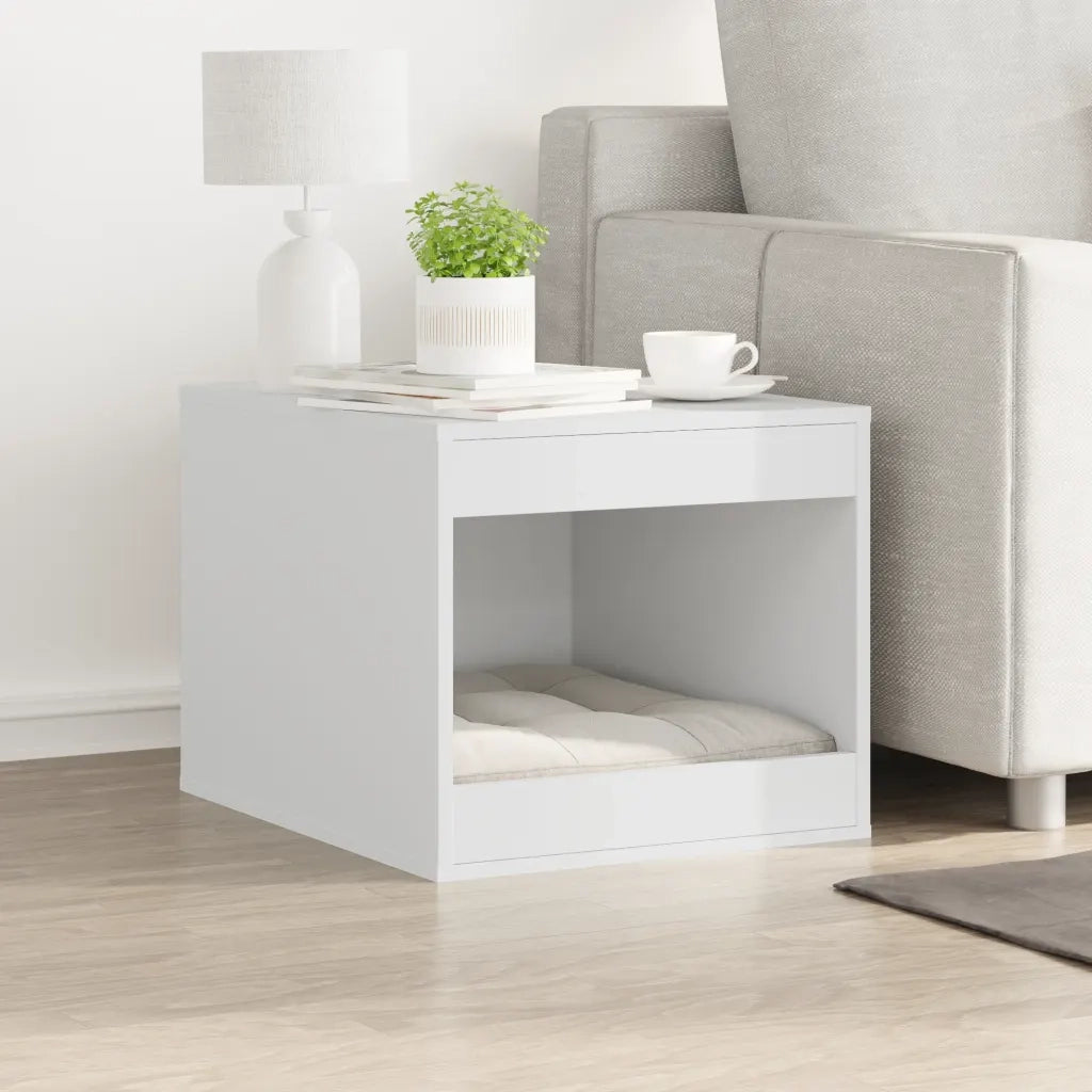 vidaXL Recinto Lettiera Gatti Bianco 47x59x42 cm in Truciolato