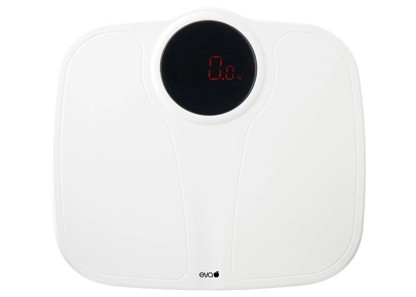 Bilancia Pesapersone da Bagno Digitale in Abs Bianca 200 kg 100 gr