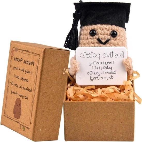 Zucca di patate sorprendente guantone divertente bollente di lana con Card (Large B)