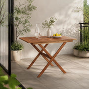 Garden Table 110x67x74 Cm Solid Acacia Wood