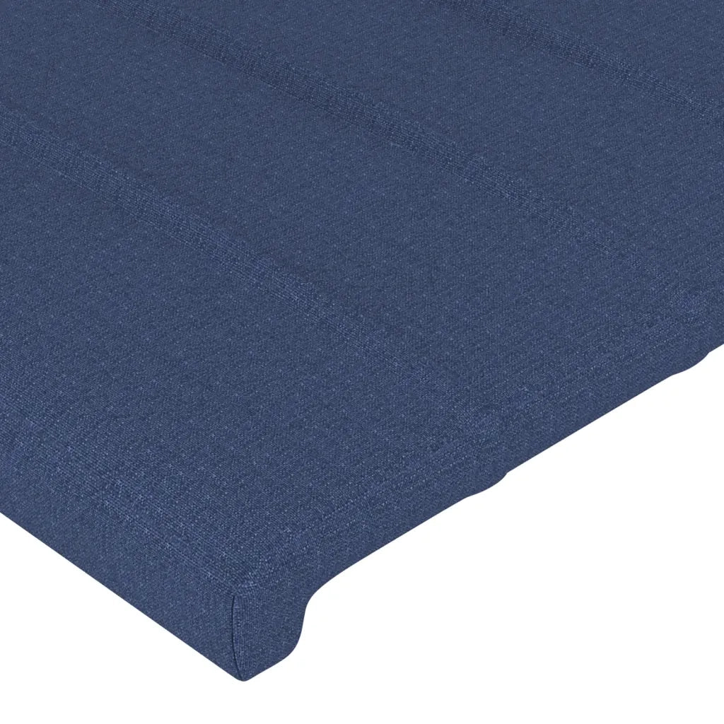 Testiera a LED-Testata con LED Blu 90x5x78/88 cm in Tessuto 430769