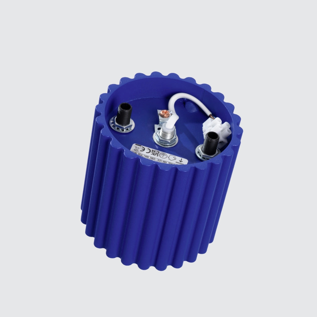Spot soffitto VISTAO Pure Lume rotondo blu GU10 10cm
