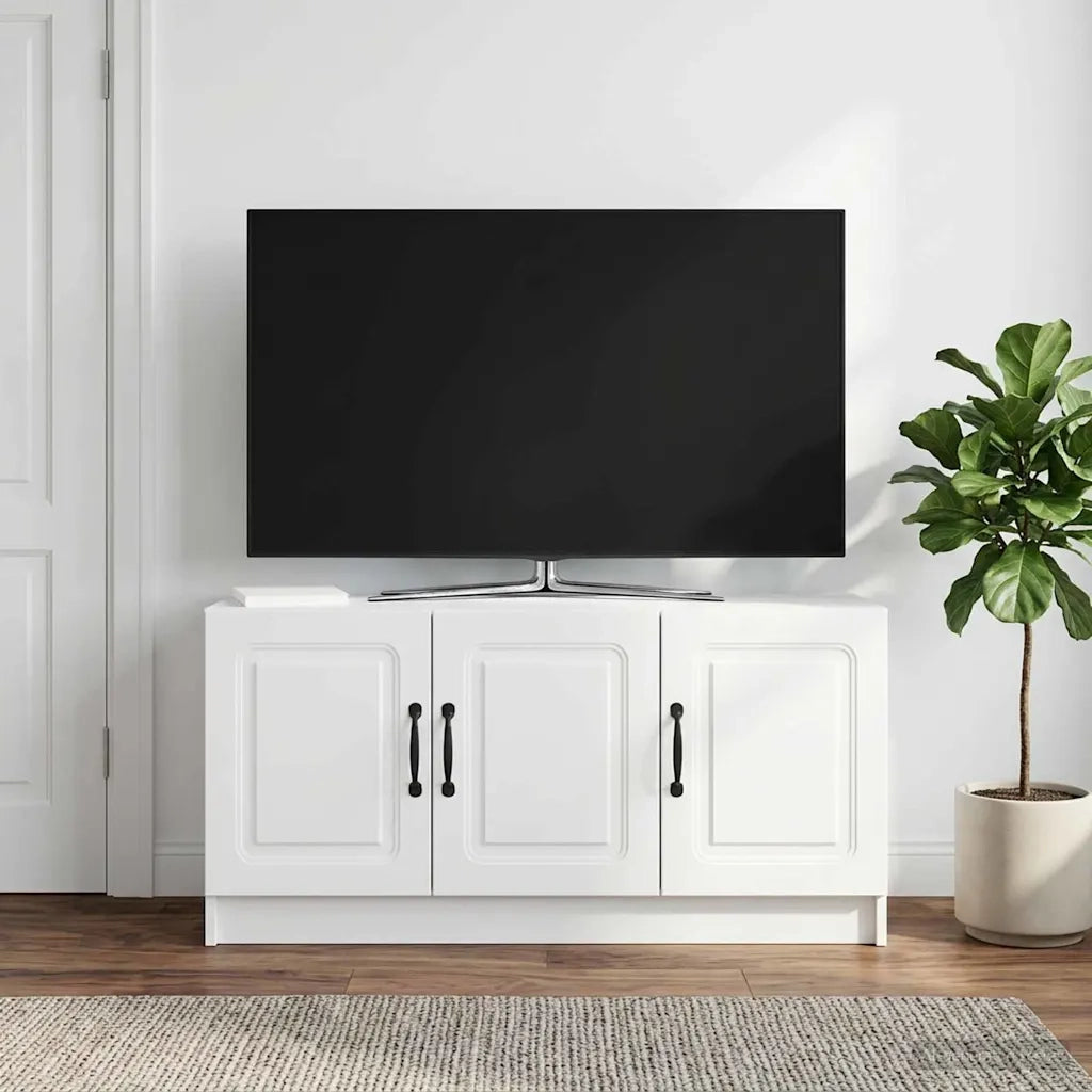 Mobile TV Bianco 99 x 34,5 x 47 cm Legno ingegnerizzato 895865