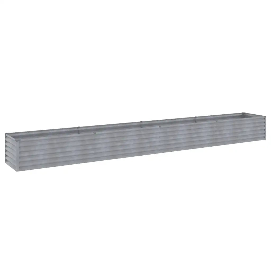 Fioriera Rialzata da Giardino 386x50x36 cm in Acciaio Cortencod mxl 82290