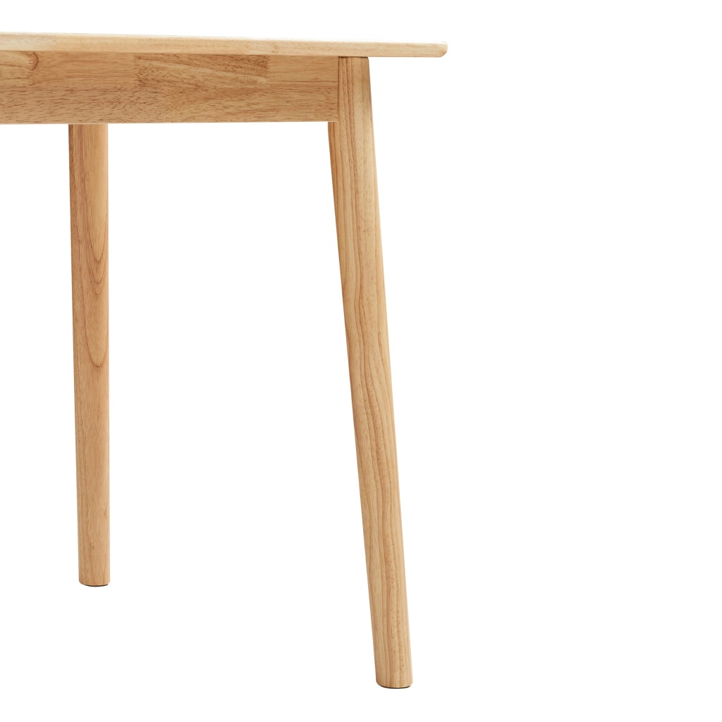 Tavolo da Pranzo Klijori Tavolo da Cucina in Legno di Hevea 120x70 cm color Naturale [en.casa]