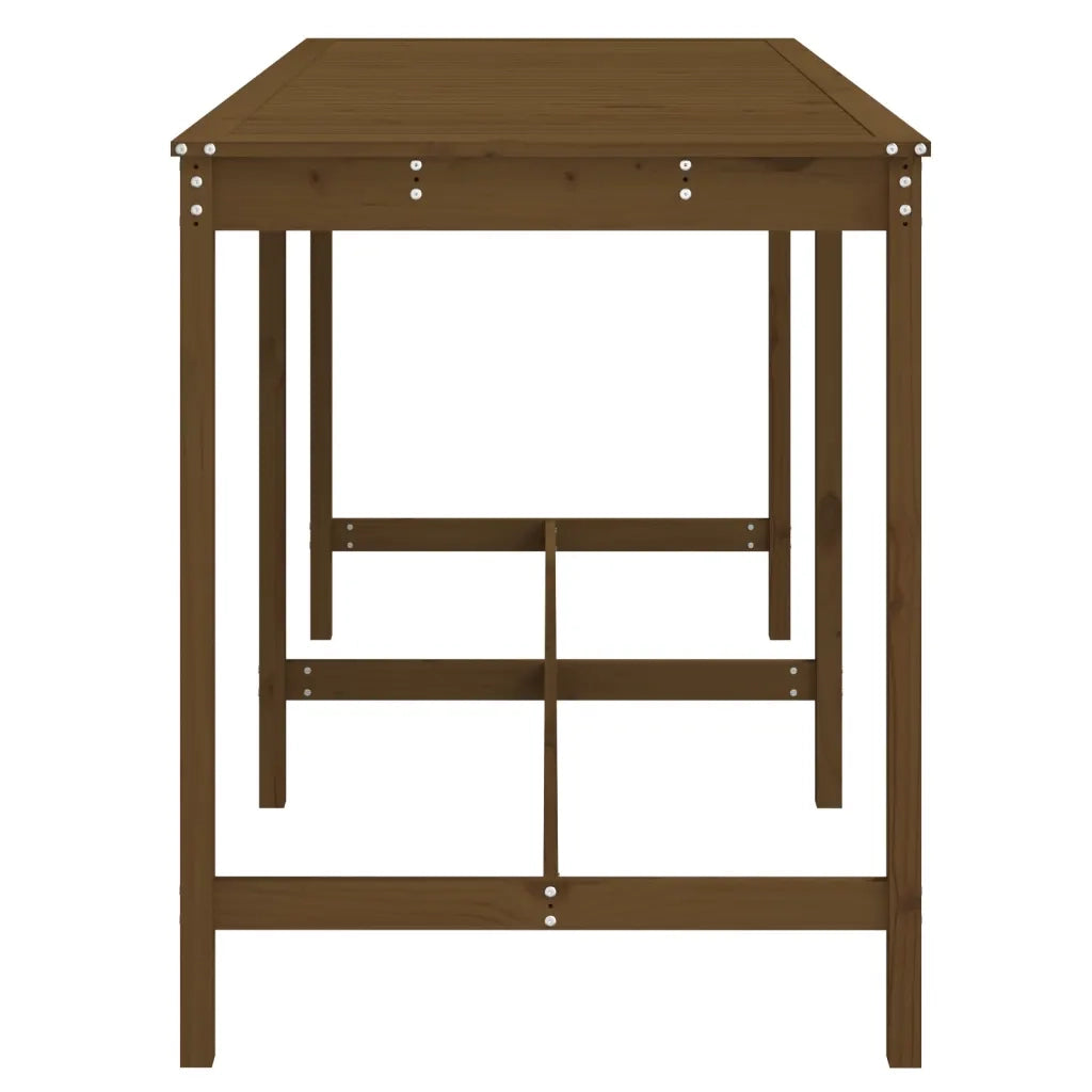 Tavolo da Giardino | Tavolino da esterno Ambra 203,5x90x110cm Legno Massello di Pino
