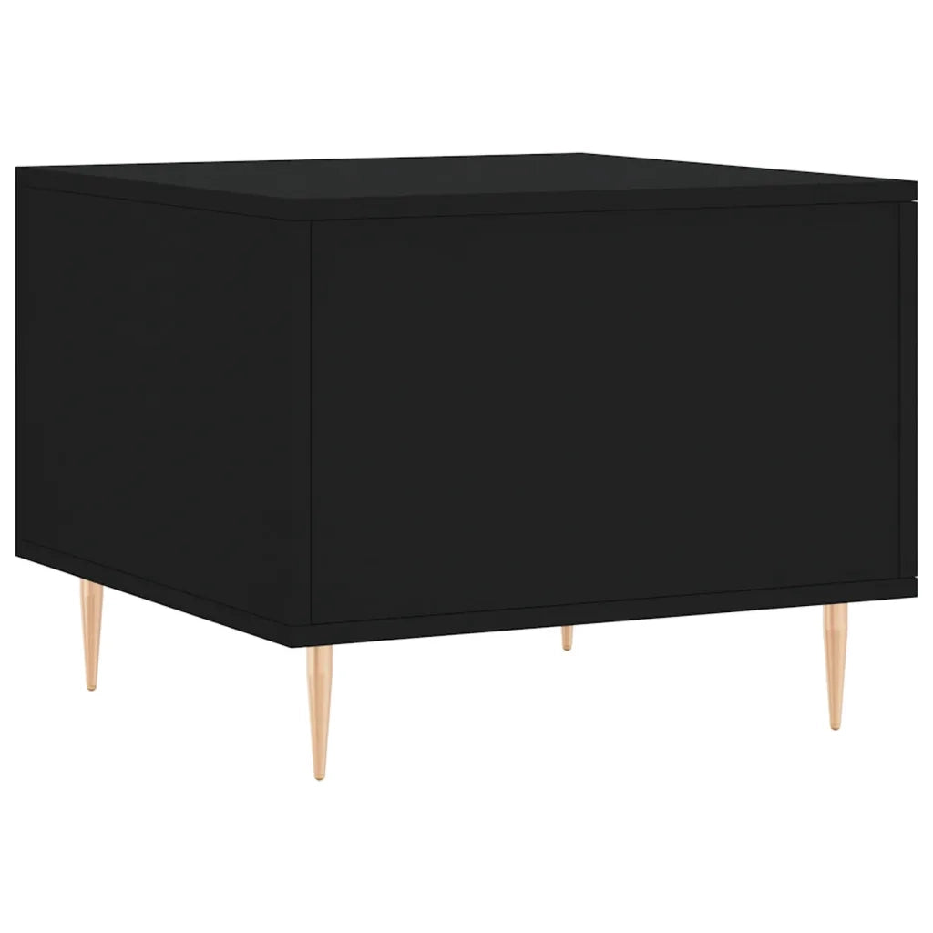 Tavolino da Salotto-Tavolino da soggiorno Nero 50x50x40 cm in Legno Multistrato