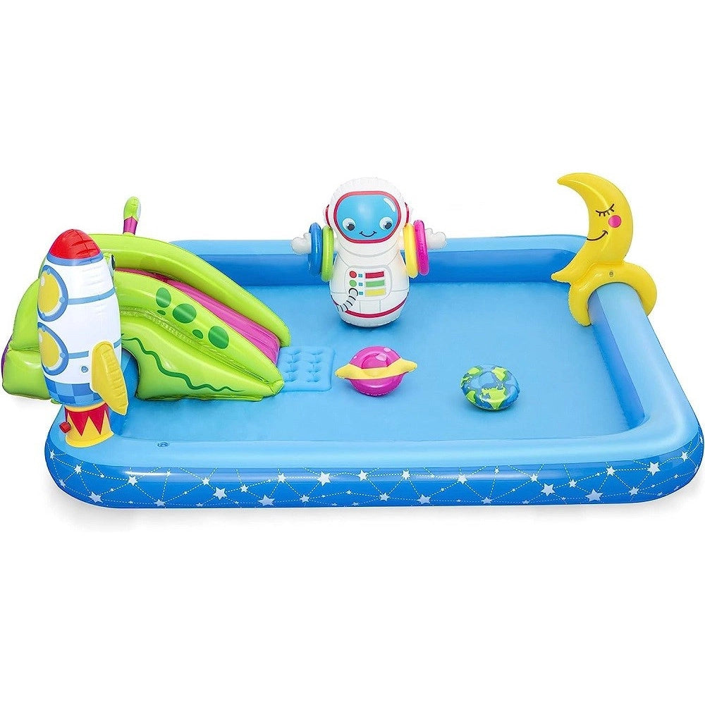 Trade Shop - Play Center Piccolo Astronauta Gonfiabile 228x206x84 Cm Piscina Giardino 53126 -