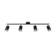 Lampada moderna in acciaio nero GU10 a 4 luci LEMMI Bittersweet Shimmer
