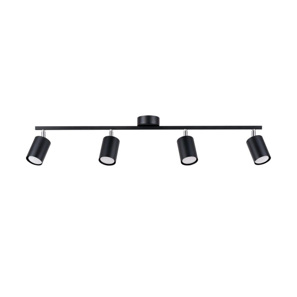 Lampada moderna in acciaio nero GU10 a 4 luci LEMMI Bittersweet Shimmer