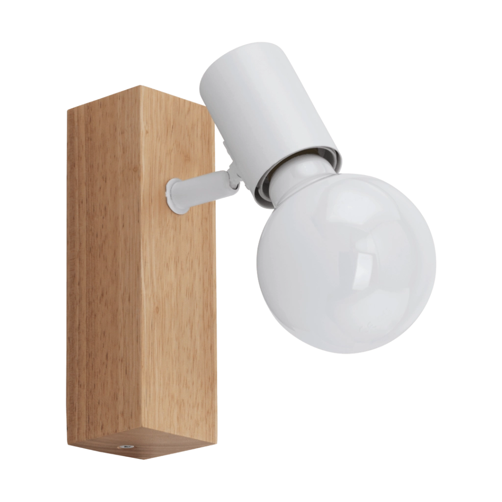 Balken/1 E27 Eiche/Weiss Townshend 3 - Eglo