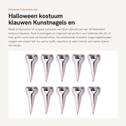 Nageli 10 pezzi - Costume di Halloween - Articoli da unghie - Anelli per orecchie gotiche/punk - Artiglio di cristallo - Design attraente