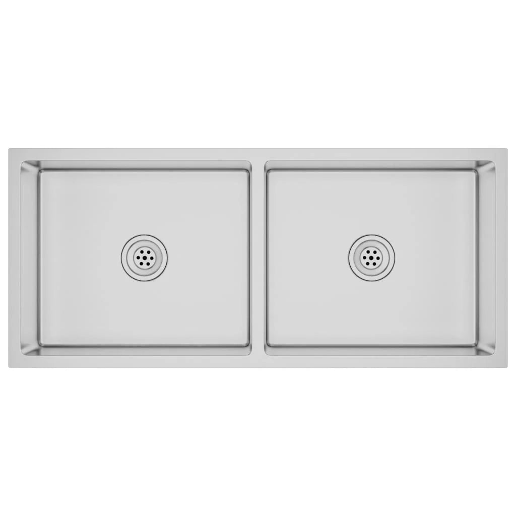 Lavello da cucina in acciaio inox fatto a mano 02_0002473