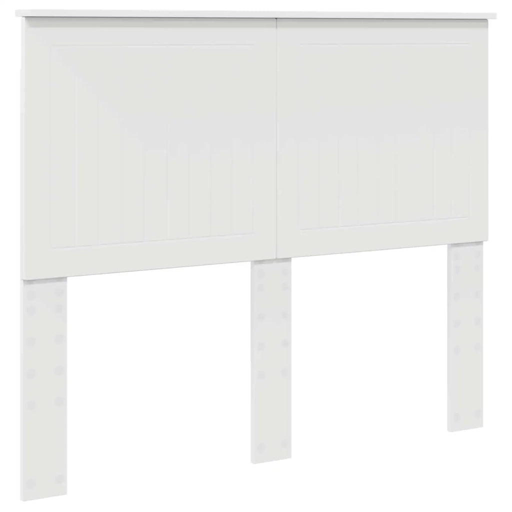 Testiera | Testata con Testiera | Testata Bianco 135 cm Legno multistrato