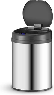 Contenitore di rifiuti rotondo con sensore di movimento 30L - Trattamento degli scarti senza contatto, igienico