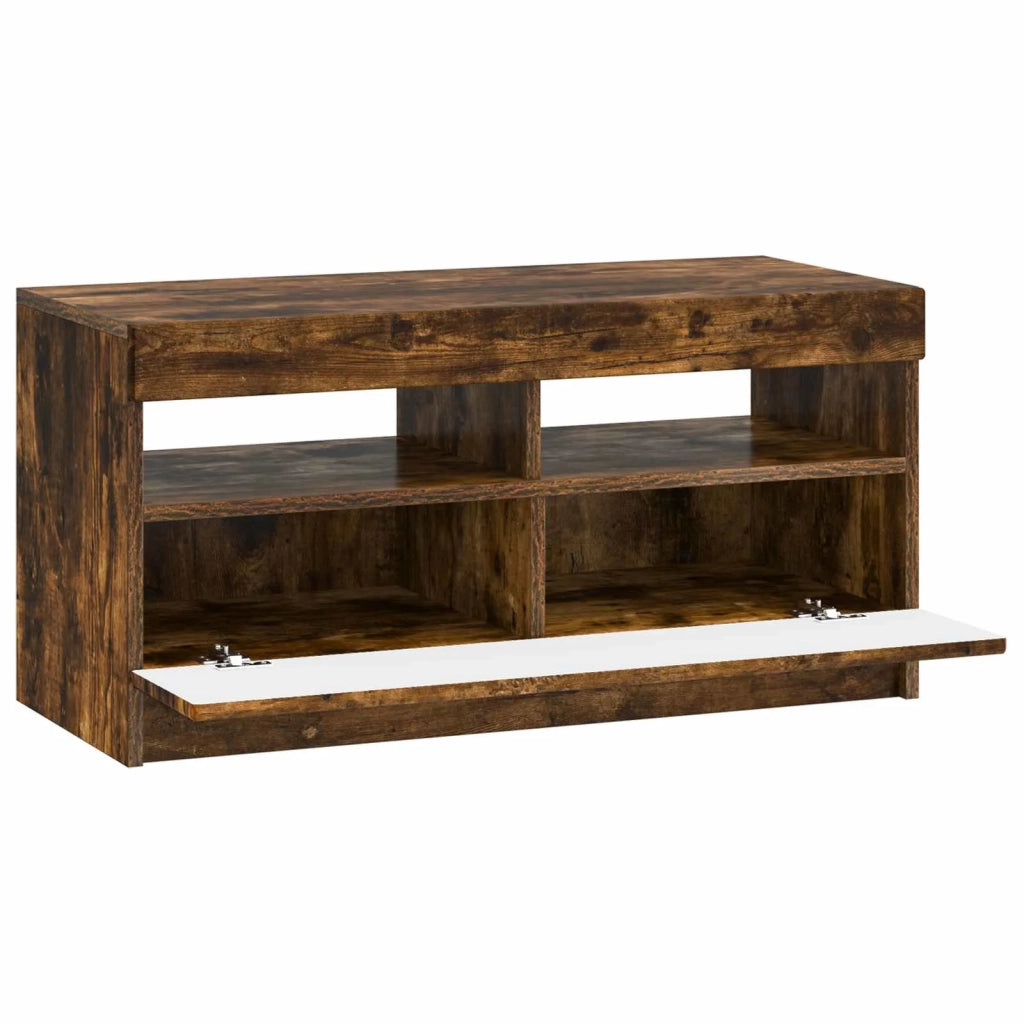 Mobile TV LED Rovere Fumo Legno ingegnerizzato 897880