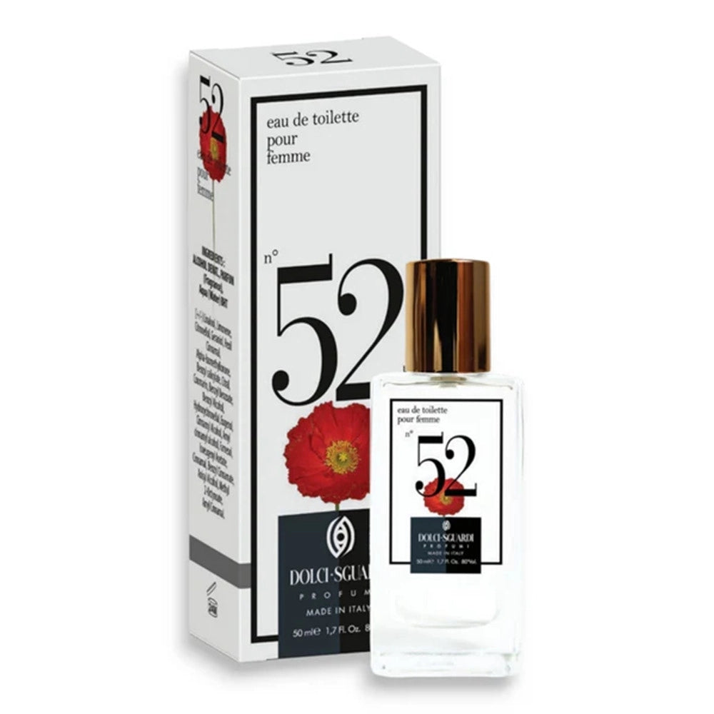Trade Shop - Profumo Corpo Eau De Toilette Da Donna N°52 Da 50 Ml Fragranza Floreale Delicata 005892 -