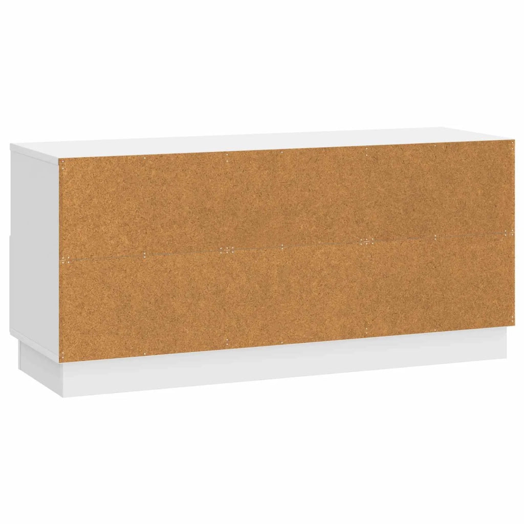 Mobile TV Bianco Lucido 102 x 34,5 x 47 cm Legno ingegnerizzato