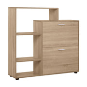 Scarpiera Salvaspazio 20 Paia da Ingresso in Legno Libreria 101.5x25.5x98 cm
