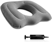 Cuscino ortopedico per emicranie e sollievo dal dolore con pompa - anello ergonomico per seggiolini da ufficio, auto, sedia a rotelle e gravidanza