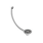PILETTA CON CESTELLO HOOK FLEX C/TP PER LAVELLO CUCINA- 11/2 x 110 troppop. rettangol- BONOM- pezzi 1