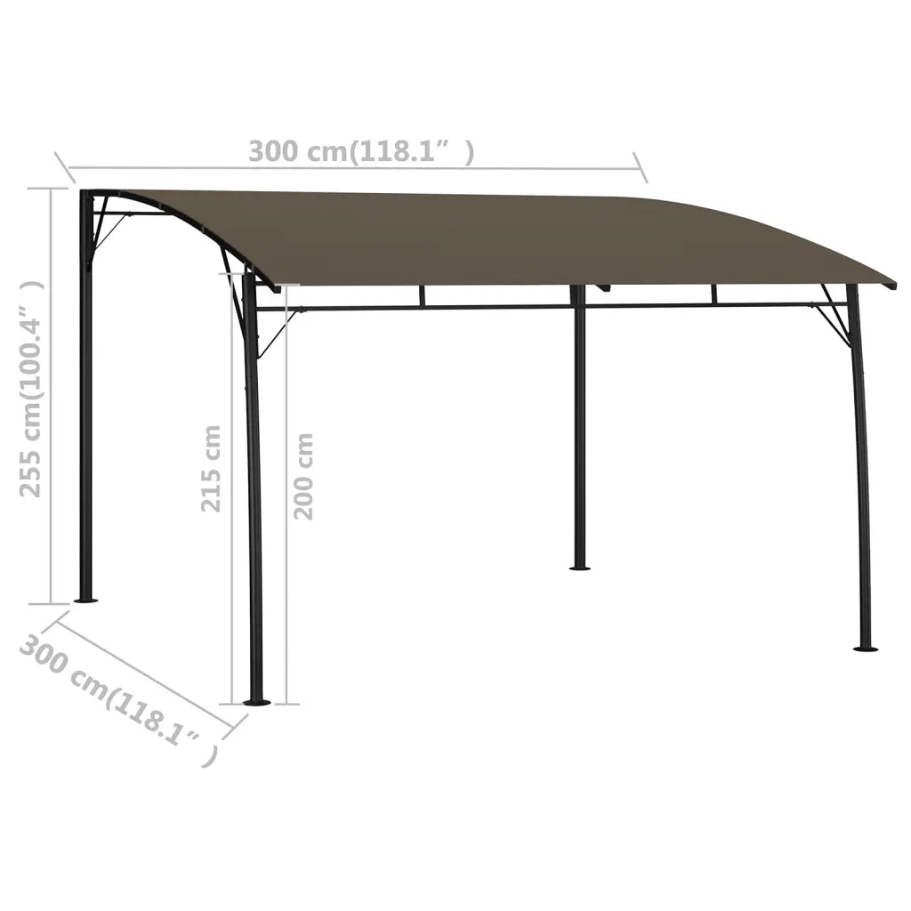 Tenda Parasole da Giardino 3x3x2,55 m Talpa
