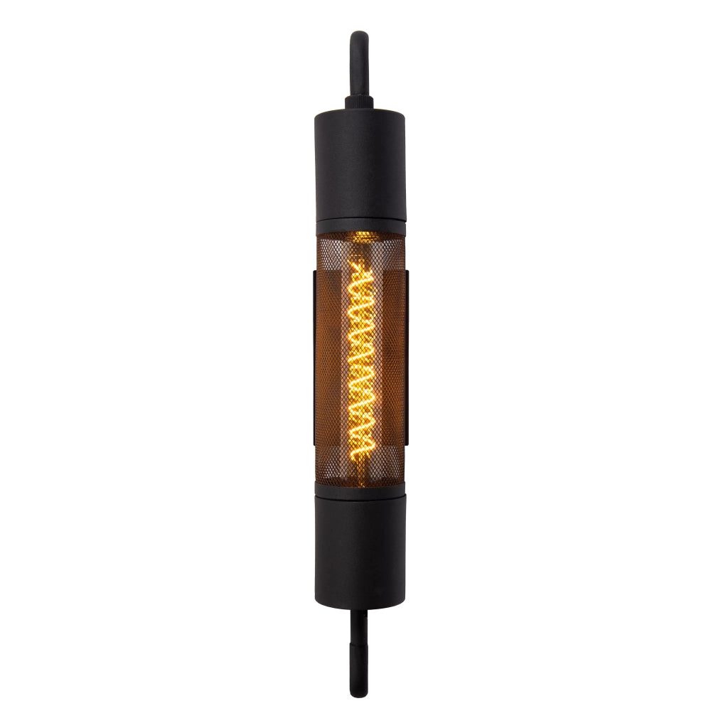 Applique da parete moderna CALIXT nera 1xE27 25W Lucide