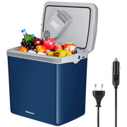 Frigorifero Elettrico Portatile 32 Litri Caldo e Freddo Blu Spina 230V e 12V