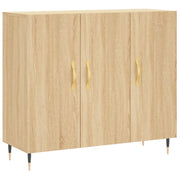 Credenza | Madia | Buffet da pranzo | Armadio da pranzo Rovere Sonoma 90x34x80 cm in Legno Multistrato