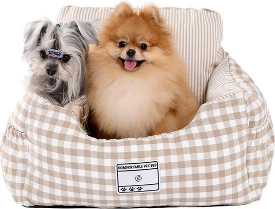 Hondenmand Auto con Cinturone - Autostoletto per Cani - Autostoletto per Cane - Stoletto per Cane Auto - Stoletto per Cane con Cinturone - Stoletto per Cane con Cinturone Auto
