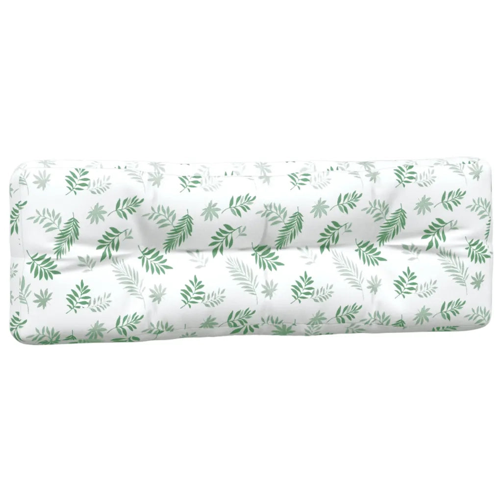 Cuscini per Pallet 2 pz Motivo a Foglie Tessuto 360751