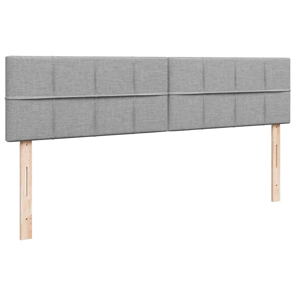 Struttura Letto Pouf con Materassi 180x200 cm in Tessuto