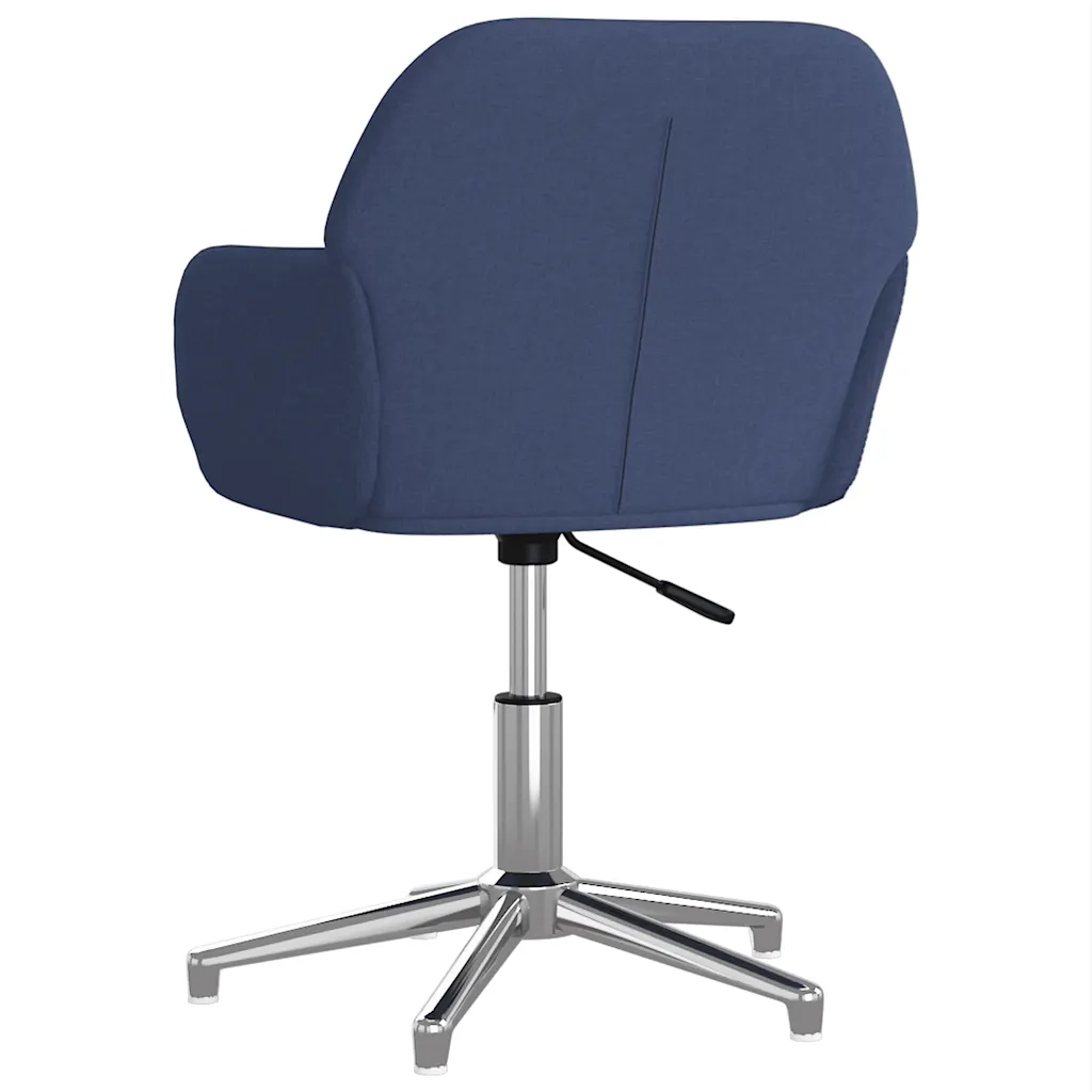Sedia da Ufficio Girevole Blu in Tessuto 344724
