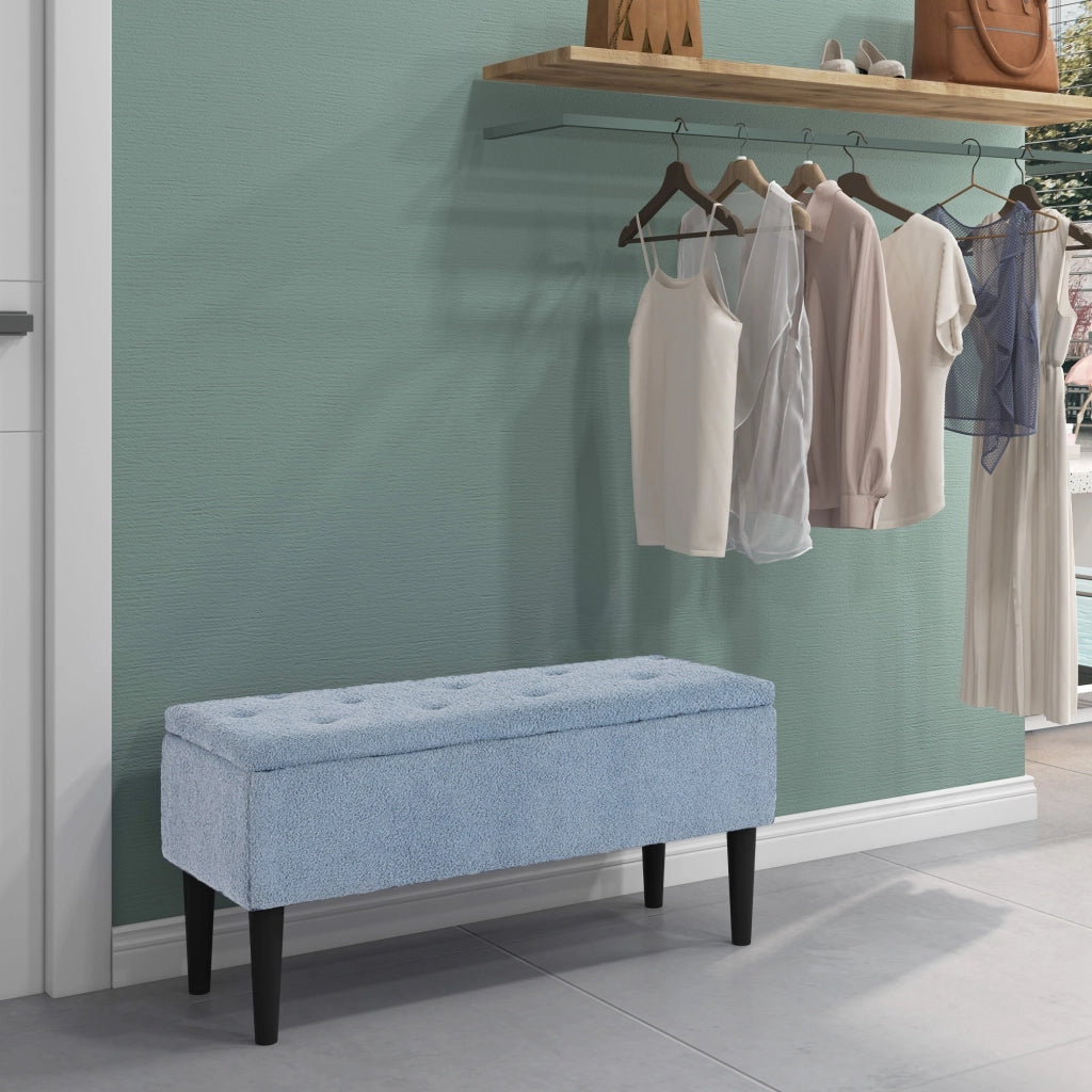 Cassa di stoccaggio ¨C zephmum ¨C blu 95x38x45 cm