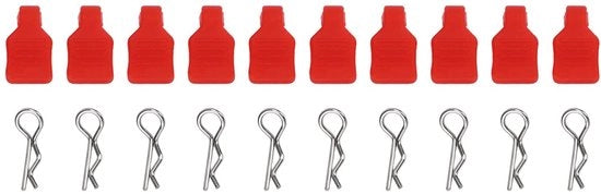 Clip per corpo RC - Duraturo - Compatta - Leggera - Silicone/Iron - Rimozione facile - Progetto antidrop