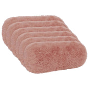 Federa 6 pcs HEERLEN Rosa Ø 15 x 40 cm Fleece PV 923390