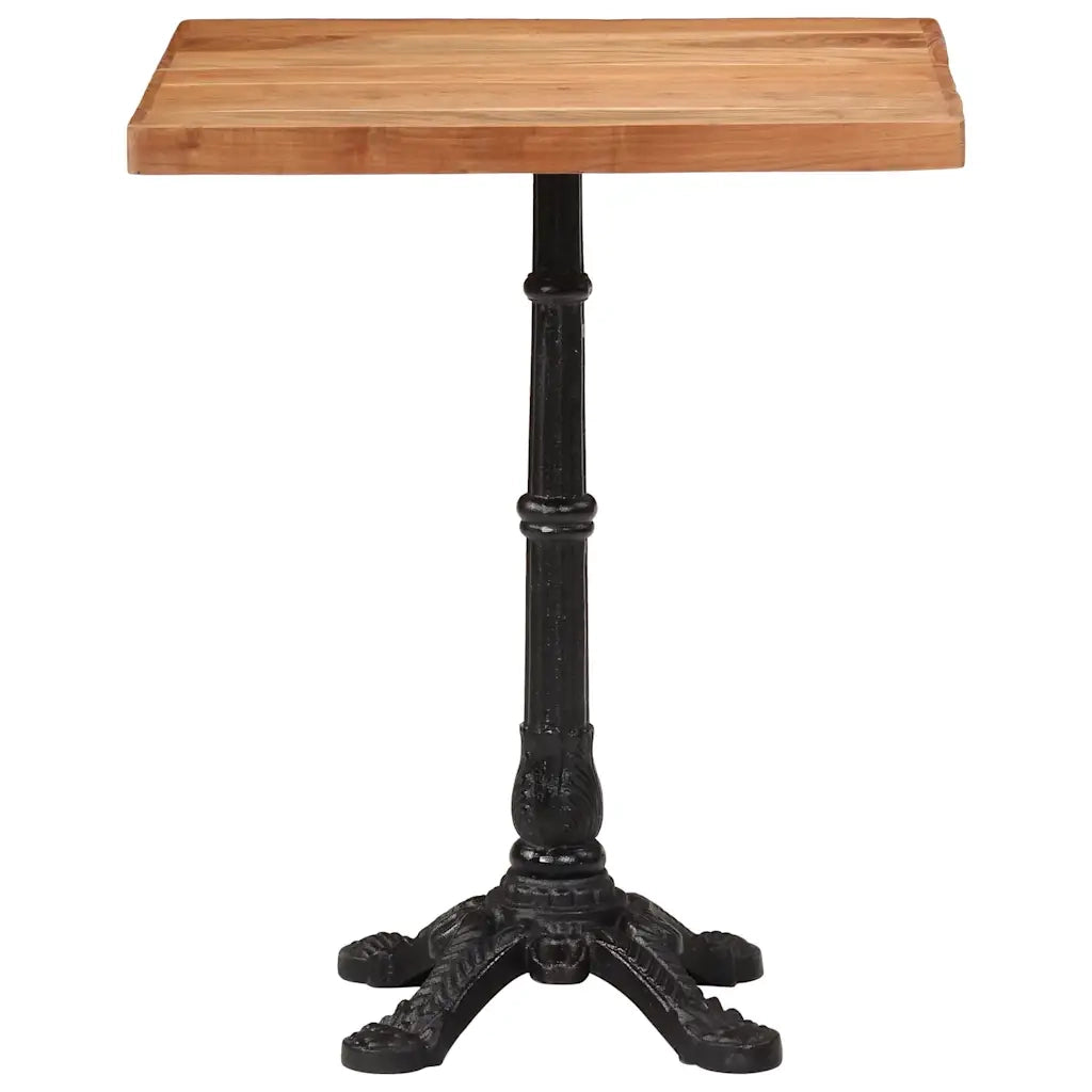 Tavolo da Bistrot 60x60x76 cm in Legno Massello di Acacia