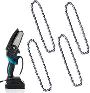 4 pezzi catena da sega a 6 pollici compatibile con sega a catena mini - catena di ricambio per sega da giardino universale - catena di ricambio per sega a barre - per sega a catena.